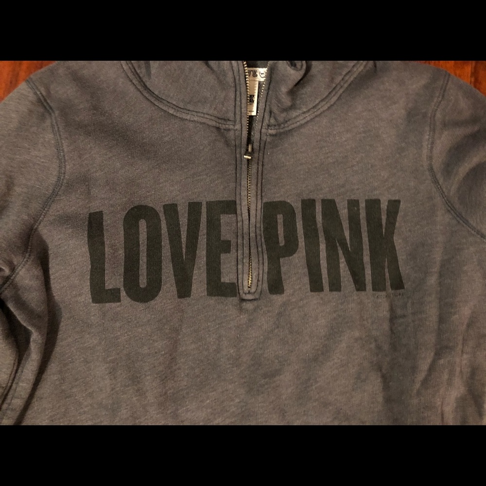 LOVE PINK Victoria’s Secret Quarter Zip 1/4 Jacket